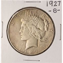 1927-S $1 Peace Silver Dollar Coin