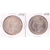 Image 1 : Lot of (2) 1898 $1 Morgan Silver Dollar Coins