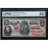 Image 1 : 1875 $5 Legal Tender Note PMG 63EPQ