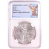 Image 1 : 1985Mo Mexico 1 Onza Libertad Silver Coin NGC MS66
