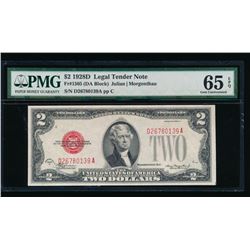 1928D $2 Legal Tender Note PMG 65EPQ