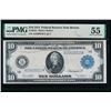 Image 1 : 1914 $10 Boston Federal Reserve Note PMG 55