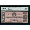 Image 1 : 1862 $2 Confederate States of America Note PMG 64EPQ