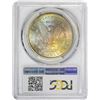Image 3 : 1881-S $1 Morgan Silver Dollar Coin PCGS MS64 Amazing Toning