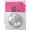 Image 1 : 1 Oz. .9999 Silver 2020 Canada Maple Leaf Coin