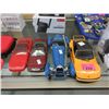 Image 1 : 3 Die Cast and 1 Plastic Scale Model Cars