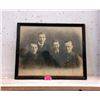 Image 1 : Vintage Photographic Reprint - 20" x 17" framed