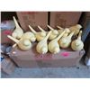 Image 1 : 3 Cases of 8" Yellow "Bethanny" Birds - 4" Tall