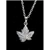 Image 1 : Canada Mint Sterling Silver Zirconia Necklace