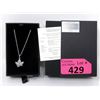Image 2 : Canada Mint Sterling Silver Zirconia Necklace