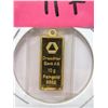 Image 2 : 10 Gram .9999 Fine Gold Dresdner Bank Investor Bar