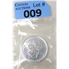 Image 1 : 1 Oz .9999 Fine Silver 2005 Canada Maple Leaf Coin