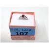 Image 2 : Sterling Silver Multi Ruby & Diamond Dinner Ring
