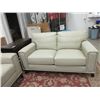 Image 3 : 3 Piece Beige Amax Leather Sofa Set