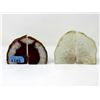 Image 1 : 2 Pairs of Brazilian Agate Crystal Bookends