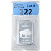 Image 1 : 1 Oz. Buffalo/First Nations .999 Silver Bar