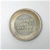 Image 2 : 1 Oz. Vintage Eagle/Bell .999 Silver Art Round