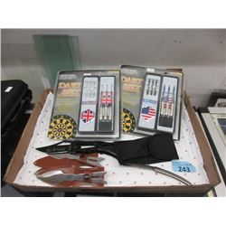 Assorted New Darts and Knives