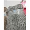 Image 1 : 8' x 10' Grey Shag Area Carpet - Store Return