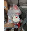 Image 1 : 5 Bags of 2 New 13" Fabric Santas