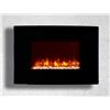 Image 1 : New Dynasty 36" Curved Wall-Mounted Fireplace
