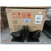 Image 1 : Case of 4 New Black Bookend Sets