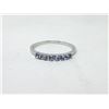 Image 1 : Multi Tanzanite Sterling Silver Band Ring