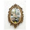 Image 1 : Vintage Oval Framed Wall Mirror - 20" x 31".