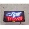 Image 1 : New LED "Travel" Sign 19" x 10"
