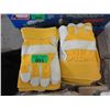 Image 1 : 24 Pairs of Leather/Cotton Work Gloves - Size M