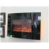 Image 1 : New Dynasty 36" Curved Wall-Mount Fireplace
