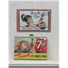 Image 1 : New Tin Pepsi-Cola and 7-UP Sign