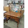 Image 1 : Small Mahogany Dressing Table - As is