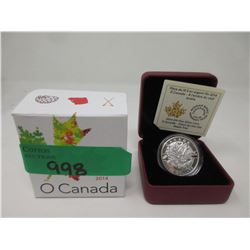 2014 Canadian Fine Silver  Maple Tree  $10 Coin