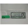 Image 1 : 1954 Canadian "Devil's Head" $1 Bank Note