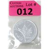 Image 1 : 1 Oz .9999 Fine Silver 2008 Canada Maple Leaf Coin