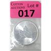Image 1 : 1 Oz .9999 Fine Silver 2014 Canada Maple Leaf Coin