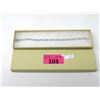 Image 2 : 7.15 CTW Blue Topaz & Diamond Tennis Bracelet