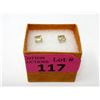 Image 2 : New Sterling Silver Square Cut Citrine Earrings