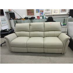 New Leggett & Platt Beige Reclining Sofa