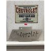 Image 1 : 1 Sheet Metal and 1 Tin Chevrolet Sign