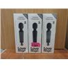 Image 1 : 3 New Love Magic Vibrator/Massagers - Black