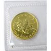 Image 2 : 1/20 Oz. .9999 Gold 1993 Canada Maple Leaf Coin