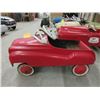 Image 1 : 1930s Pressed Steel Fire Truck Pedal Car
