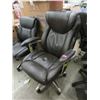 Image 1 : Brown Leather Office Chair