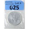 Image 1 : 1 Oz .9999 Fine Silver 2011 Canada Maple Leaf Coin