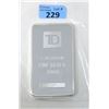 Image 1 : 1 Kilo TD Bank .9999 Silver Investor Bar