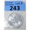 Image 1 : 1 Oz Canada .9999 Silver Maple Leaf Coin