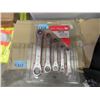 Image 1 : 4 New 5 Piece Ratchet Wrench Sets
