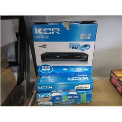 3 KCR DV-6606-666 DVD Players